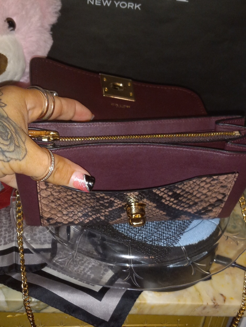 Coach  Drifter Wallet With Chain - Picture 10 of 11